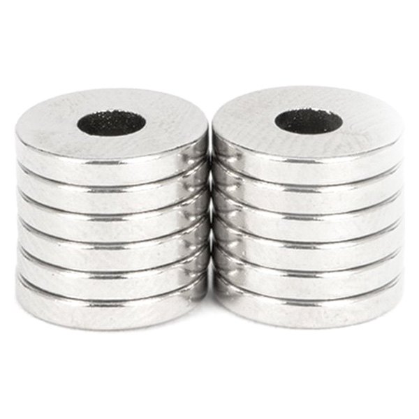 Titan Tools® - 12-piece 3/8" x 1/8" Rare Magnetic Discs Set