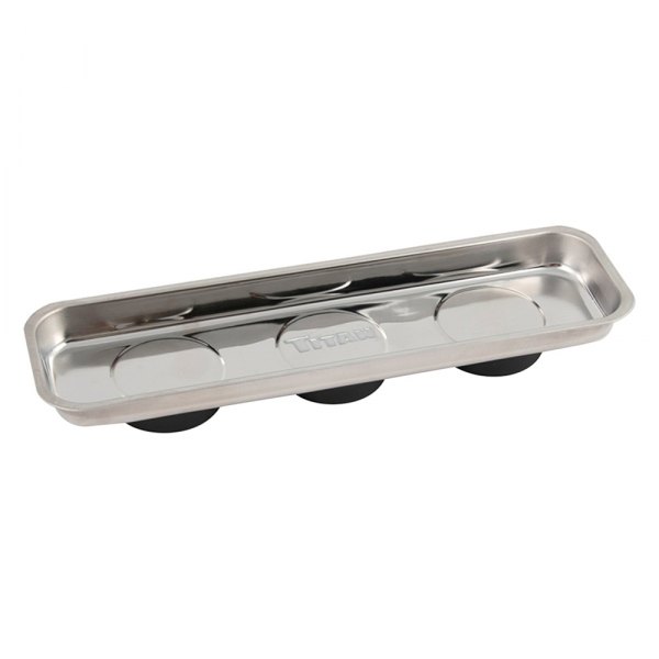 Titan Tools® - 5.87" x 2.5" Stainless Steel Magnetic Parts Tray