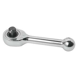 Titan Tools® - 1/4" Drive 3" Length Standard Head Flat Metal Grip Ratchet