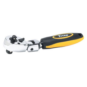 Titan Tools® - 3/8" Drive 72 Teeth Flexible Head Cushion-Grip Ratchet