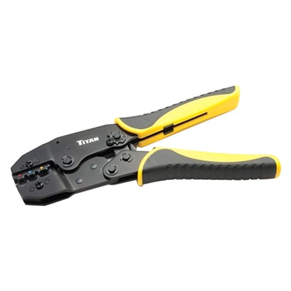 Titan Tools® - SAE 22-18/16-14/12-10 AWG Ratcheting Wire Terminal Crimper