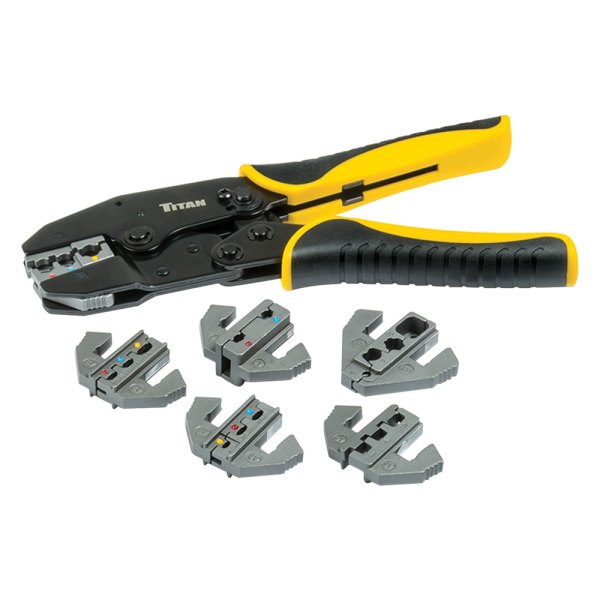 Titan Tools® - 7-Piece Ratcheting Terminal Crimping Kit