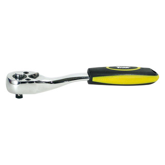 Titan Tools® - 1/4" Drive 5-3/4" Length 72 Teeth Quick Release Head Cushion-Grip Ratchet