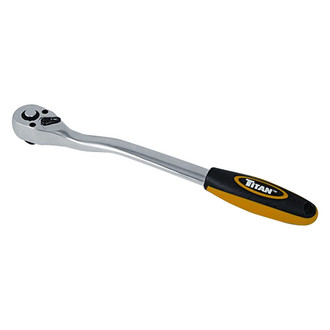 Titan Tools® 12045 - 3/8" Drive 9-1/2" Length 36 Teeth Quick Release Head Cushion-Grip Ratchet