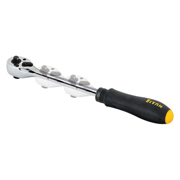 Titan Tools® - Mixed Drive Size Drive Adjustable Length 6-1/2"-9" Length 72 Teeth Double End Head Ratchet