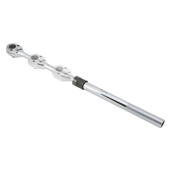 Titan Tools® - 3/4" Drive Adjustable Length 19-1/2"-30-1/2" Length 24 Teeth Standard Head Diamond Knurled Grip Ratchet