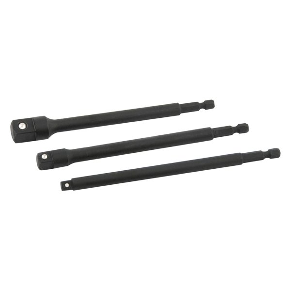 Titan Tools® - 6" Hex to Square Impact Socket Adapter Set (3 Pieces)