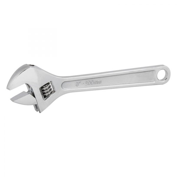 Titan Tools® - 1" x 8" OAL Chrome Heavy Duty Plain Handle Adjustable Wrench