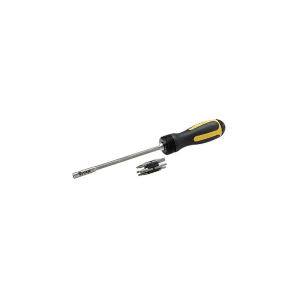 Titan Tools® - 12-piece Multi Material Handle Ratcheting Magnetic Multi-Bit Screwdriver Kit