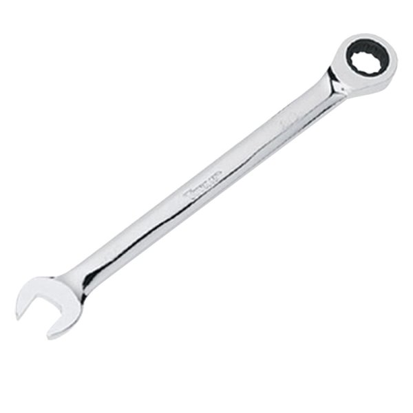 Titan Tools® - 9 mm 12-Point Straight Head 72-Teeth Ratcheting Mirror Polished Combination Wrench