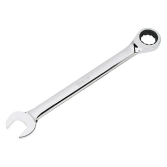 Titan Tools® - 3/4" 12-Point Straight Head 72-Teeth Ratcheting Mirror Polished Combination Wrench