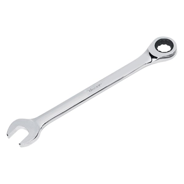 Titan Tools® - 1" 12-Point Straight Head 72-Teeth Ratcheting Mirror Polished Combination Wrench