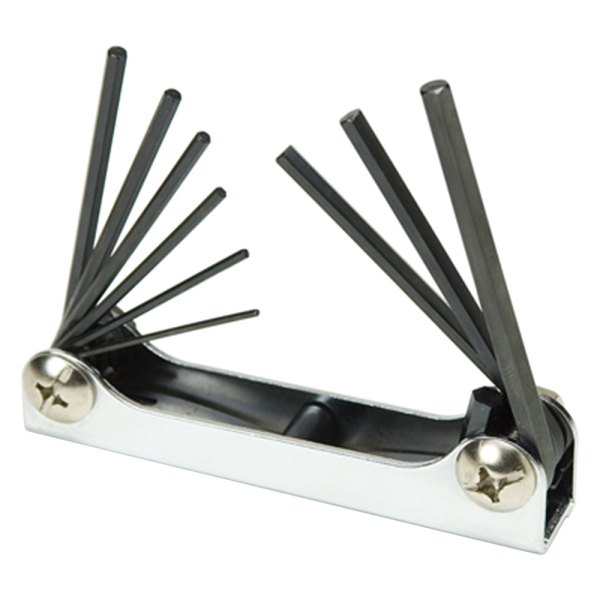 Titan Tools® - 9-Piece 0.05" to 3/16" SAE Folding Hex Keys