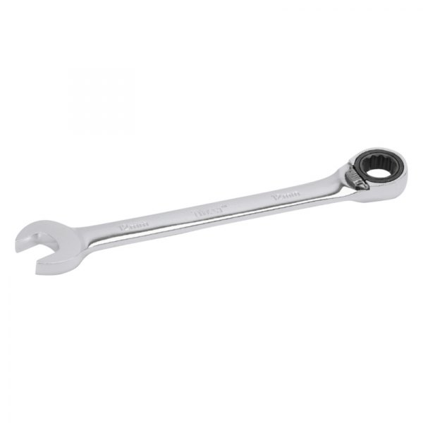 Titan Tools® - 1/4" 12-Point Straight Head Reversible 72-Teeth Ratcheting Mirror Polished Combination Wrench
