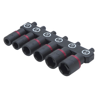 Titan Tools® - SAE Easy Read Color Coded Nutsetter Set (6 Pieces)