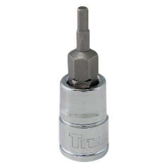 Titan Tools® - 1/4" Drive 2.5 mm Metric Hex Bit Socket
