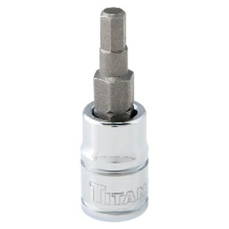 Titan Tools® - 1/4" Drive 4 mm Metric Hex Bit Socket