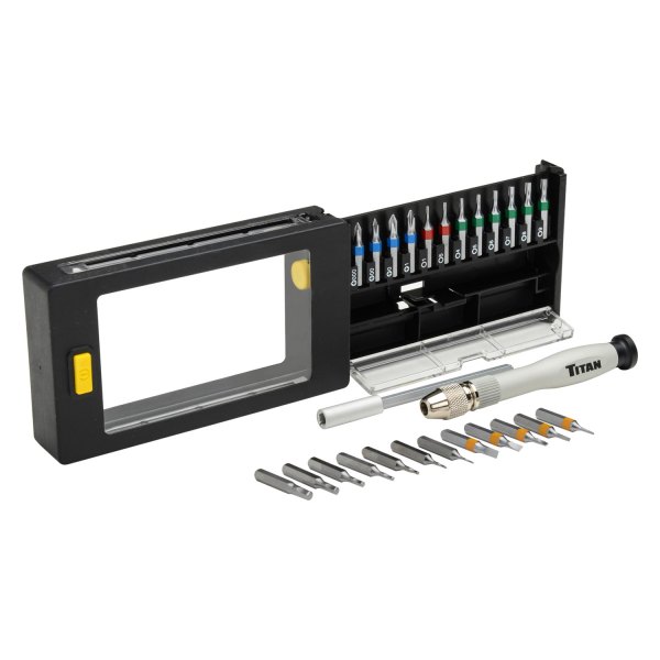 Titan Tools® - 26-piece Multi Material Handle Precision Multi-Bit Screwdriver Kit