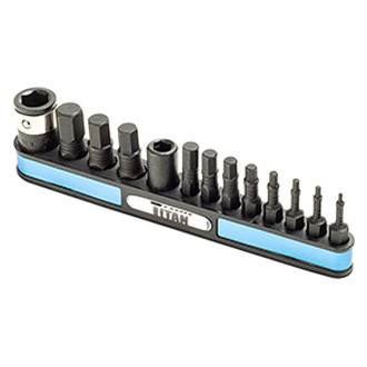 Titan Tools® - Metric Hex Impact Bit Set with Bit Holder (13 Pieces)