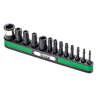 Titan Tools® - SAE Torx™ Tamper-Resistant Insert Bit Set (13 Pieces)