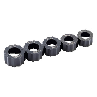 Titan Tools® - 5-piece 15 to 19 mm Disposable Bolt Extractor Set