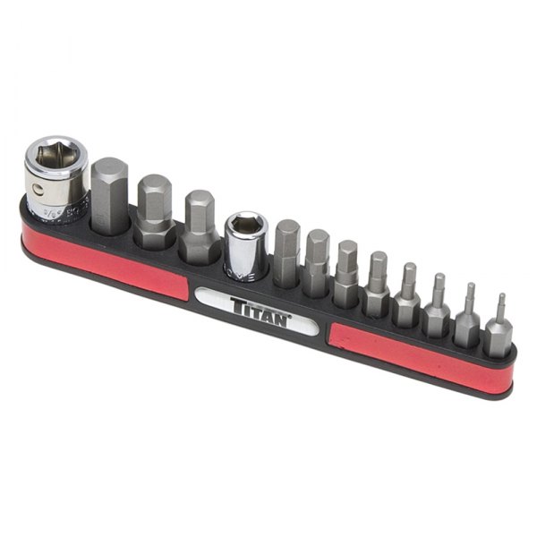 Titan Tools® - SAE Hex Bit Set with Bit Holder (13 Pieces)