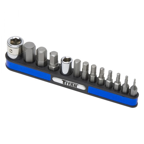 Titan Tools® - Metric Hex Bit Set with Bit Holder (13 Pieces)
