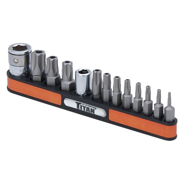 Titan Tools® - Torx™ Bit Set with Socket Adapter (13 Pieces)