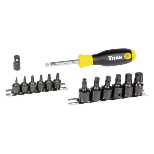 Titan Tools® - Torx™ Socket Bit Set (14 Pieces)