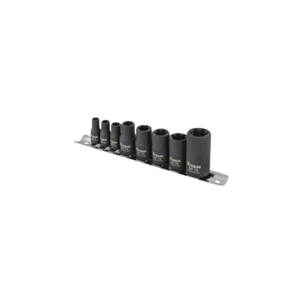 Titan Tools® - Mixed Drive Size External Torx Plus Socket Set 8 Pieces
