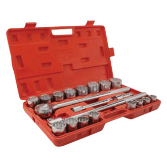 Titan Tools® - 3/4" Drive Metric Ratchet and Socket Set, 21 Pieces