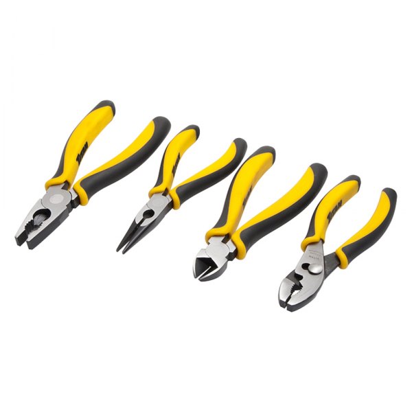 Titan Tools® - 4-piece 6" to 7" Multi-Material Handle Mixed Pliers Set