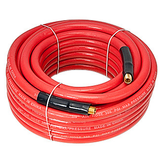 Titan Tools® - 3/8" x 50' Red Rubber Air Hose