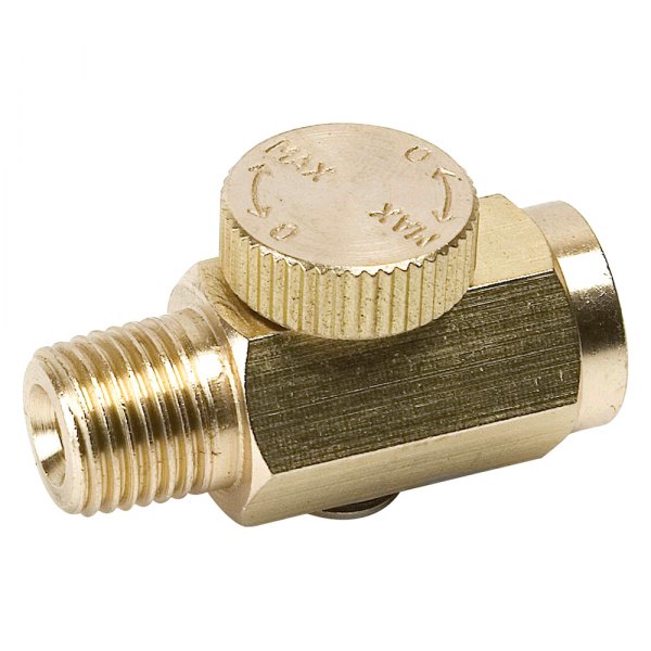 Titan Tools® - 1/4" (M) NPT x 1/4" (F) NPT In-Line Brass Brass Air Regulator
