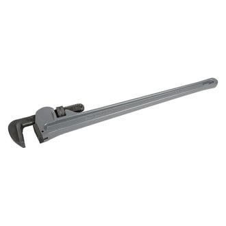 Titan Tools® 21346 - 5" x 36" Serrated Jaws Aluminum Straight Pipe Wrench