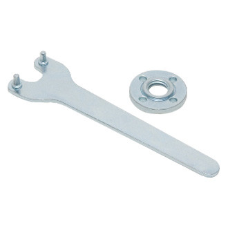 Titan Tools® - Flange Nut & Wrench Set for Grinders with 5/8" - 11" Spindle Threads