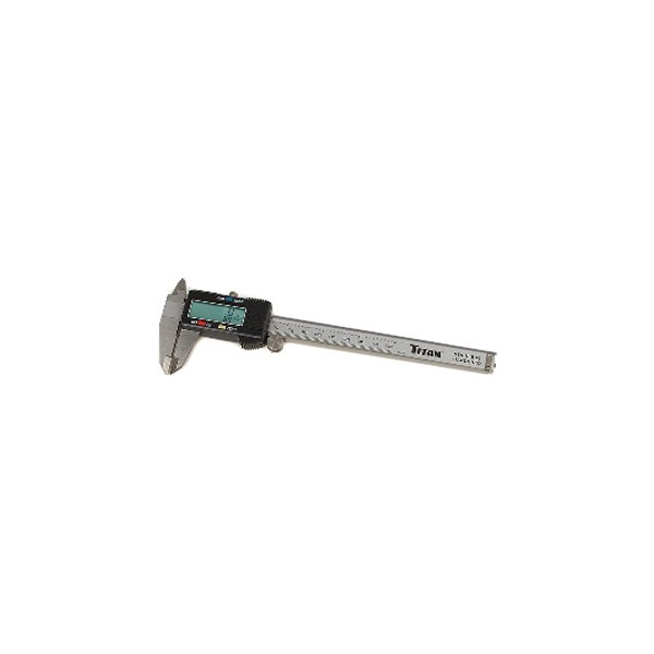 Titan Tools® - 0 to 6" SAE and Metric Stainless Steel Digital Fractional Caliper