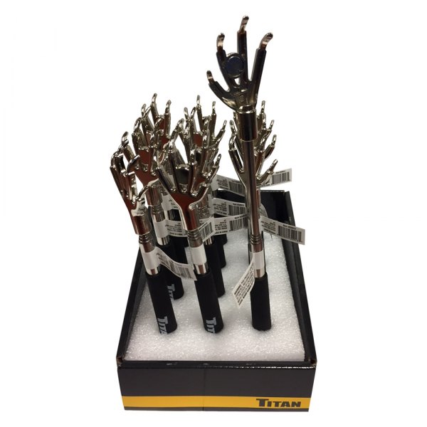 Titan Tools® - Backscratcher™ 12-piece 27" Magnetic Telescoping Pick-Up Tool