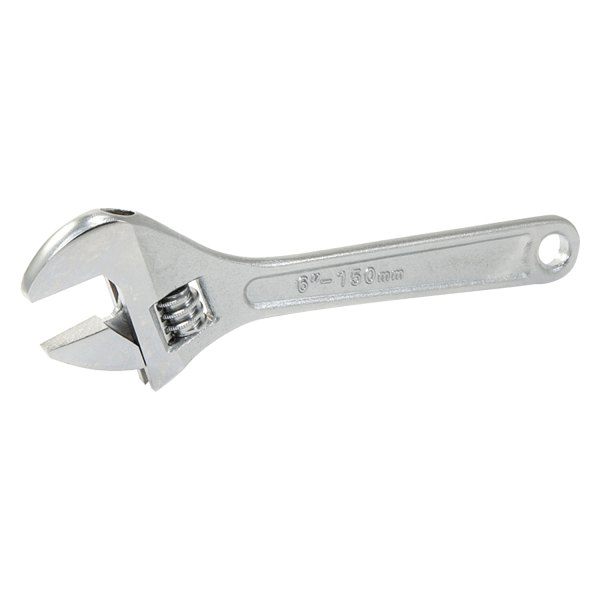 Titan Tools® - 6" OAL Chrome Plain Handle Adjustable Wrench