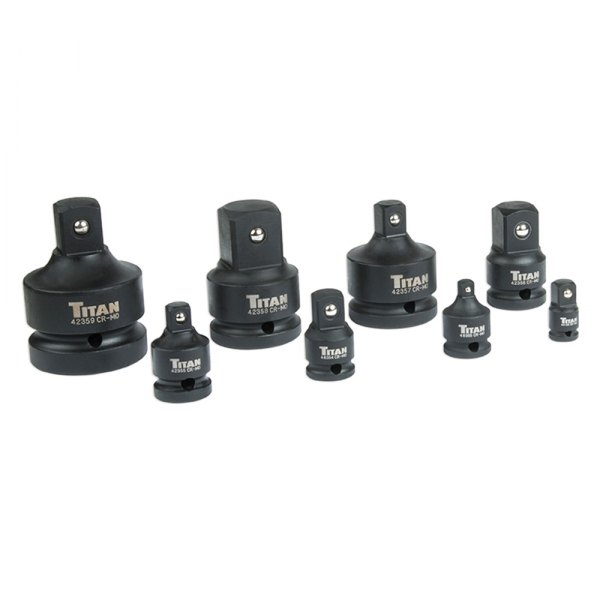Titan Tools® - (8 Pieces) 1/4"-1" Drive Impact Adapter Set