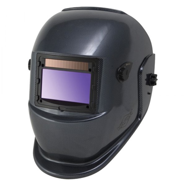 Titan Tools® - Black Solar Auto-Darkening Welding Helmet with Li-ion Back-up Batteries