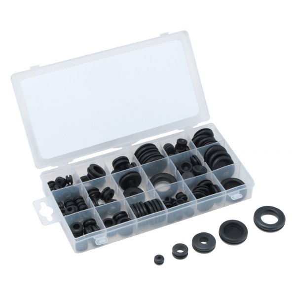 Titan Tools® - 125-Piece Rubber Grommet Assortment