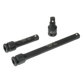 Titan Tools® - 3/8" Drive Friction Ball Impact Extension Set (3 Pieces)