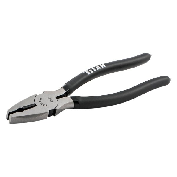 Titan Tools® - 8" Dipped Handle Combination Jaws Linemans Pliers