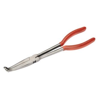 Titan Tools® - 11" Box Joint Ring Jaws Dipped Handle Long Reach Needle Nose Pliers