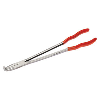 Titan Tools® - 16" Box Joint Bent Jaws Dipped Handle Long Reach Needle Nose Pliers