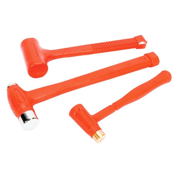 Titan Tools® - 3-piece Polyurethane Handle Dead Blow Hammer Set