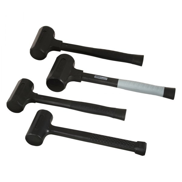 Titan Tools® - 4-piece Fiberglass Handle Dead Blow Hammer Set