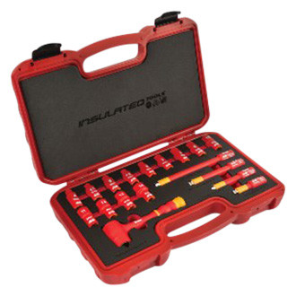 Titan Tools® - 1/4" Drive Metric Ratchet and Socket Set, 18 Pieces