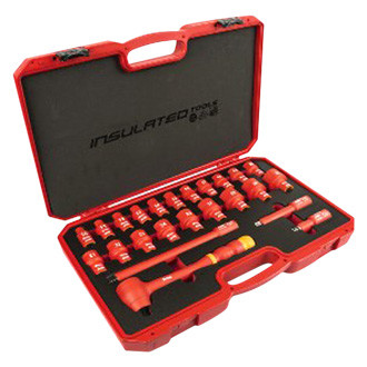 Titan Tools® - 3/8" Drive Metric Ratchet and Socket Set, 19 Pieces